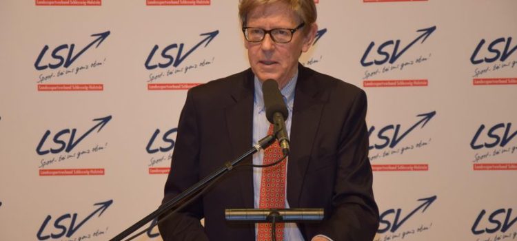LSV-Präsident Hans-Jakob Tiessen: „Herausragendes Bekenntnis des Landes zum Vereinssport“
