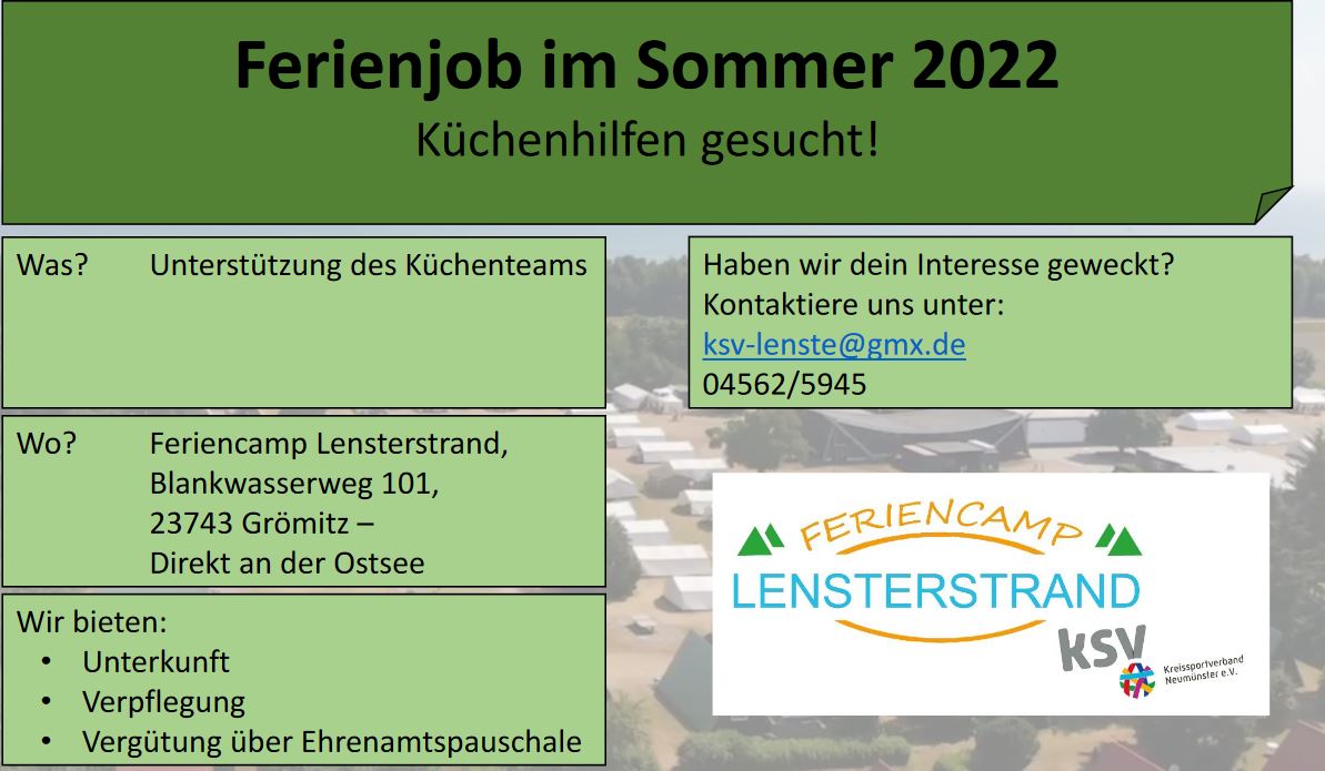 Stellenausschreibung Lenste